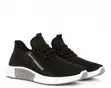 Crosshatch Men's Breathable Knit Trainers - Black - 3