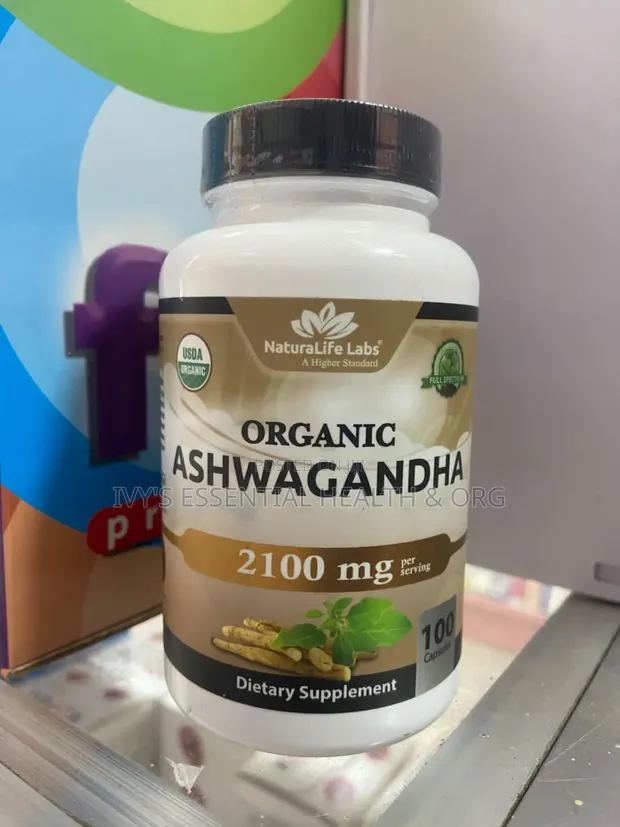 Natural Life Labs Organic Ashwagandha Capsules - 1