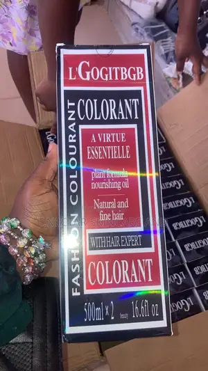 L'gogitbgb Hair Colourant Black Hair Dye 500ml x 2