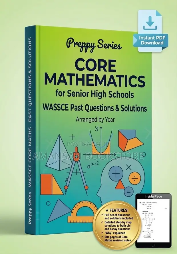 Preppy Series 2026 WASSCE Core Maths Past Questions Solutions (PDF) - 1