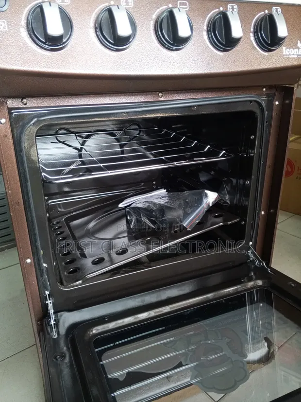 Icona 4-Burner Gas Cooker - Stainless Steel - 1