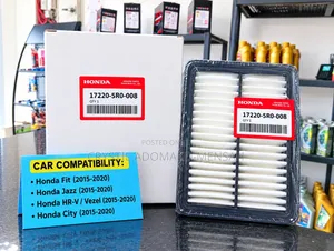 Genuine Honda Air Filter 17220-5R0-008 for Fit, Jazz, HR-V, City