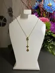 Gold Droopy Necklace for Ladies - 2