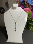 Gold Droopy Necklace for Ladies - 3