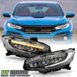 Honda Civic 2017-2020 LED Headlights Pair - 1
