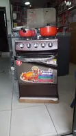 Icona 4 Burner Gas Oven with Non-Stick Cook Pot - 1