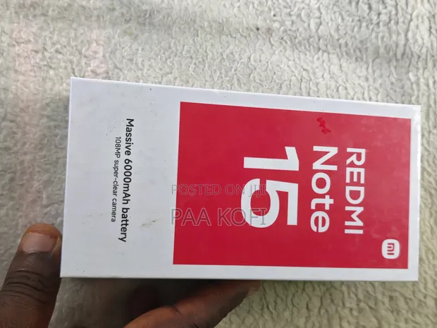 New Xiaomi Redmi Note 15 256GB Black - 1