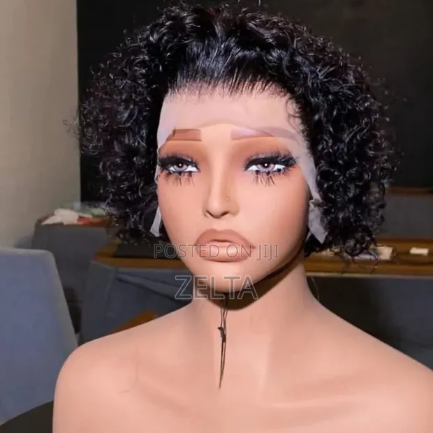 Caribbean Curly Pixie Wig 13x4 - 1