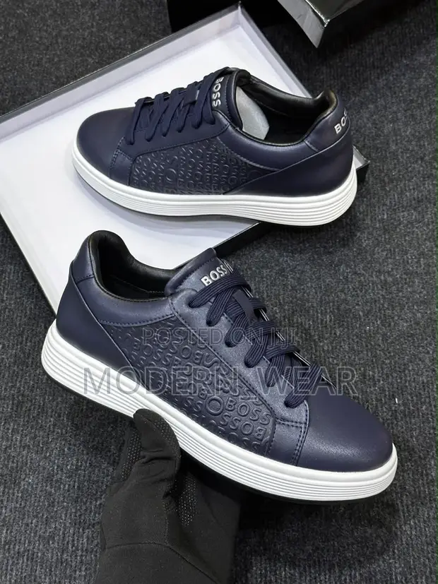 Boss Quality Leather Sneakers - 1