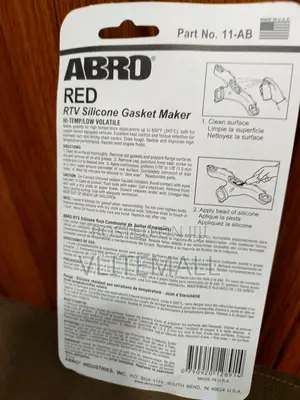 ABRO Red RTV Silicone Gasket Maker - High Temp Engine Sealant