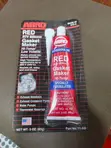 ABRO Red RTV Silicone Gasket Maker - High Temp Engine Sealant - 2