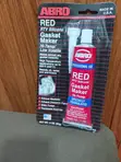 ABRO Red RTV Silicone Gasket Maker - High Temp Engine Sealant - 3
