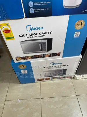 Midea 42L Solo Microwave EM142A2MI-B 900W Silver