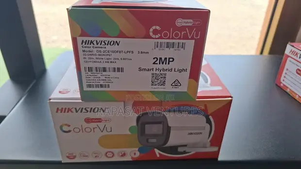 Hikvision DS-2CE10DF0T-LPFS 2MP ColorVu Audio Bullet Camera - 1