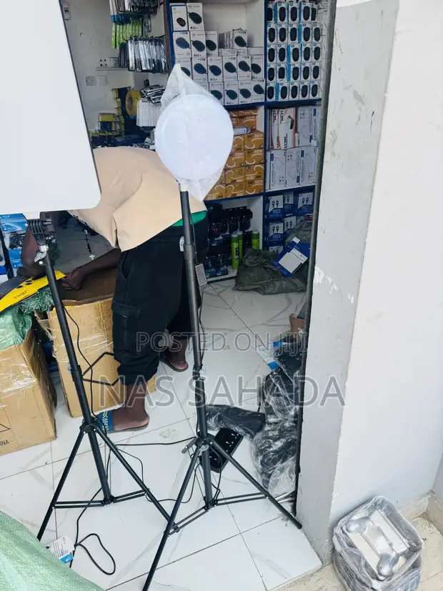 Photography Studio LED Light Kit with Tripod & Remote - 1
