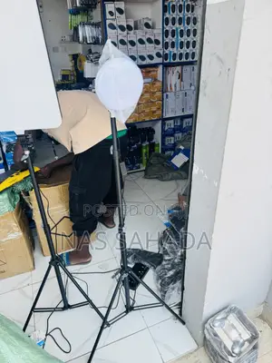 Photography Studio LED Light Kit with Tripod & Remote