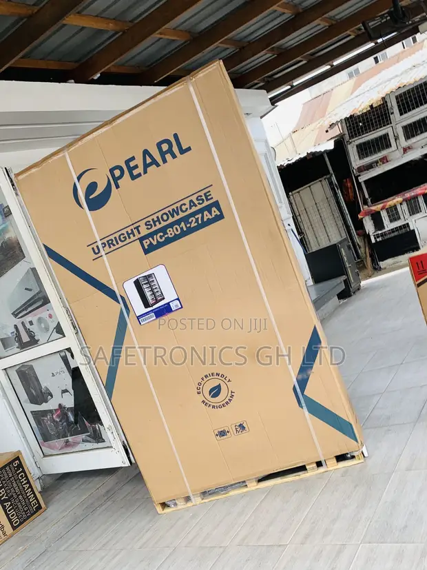 Pearl 690 Liters Double Door Showcase - Black - 1