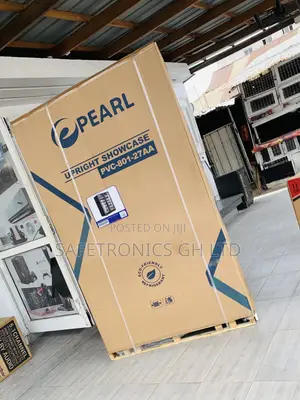 Pearl 690 Liters Double Door Showcase - Black