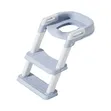 3-in-1 Kids Toilet Training Seat with Steps & Handles - 2