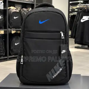 Plain Black Nike Backpack for School & Work