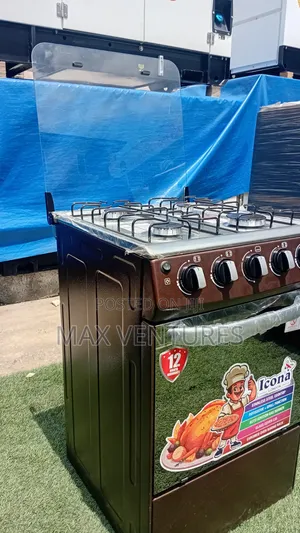 Brand New 4 Burner Gas Cooker - Icona Quality Style