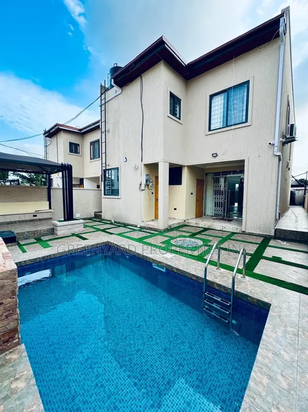 Furnished 4-Bedroom House with BQ in Adjiringanor, East Legon - 1