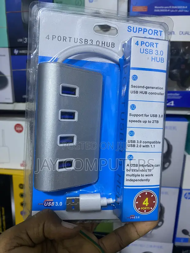 3.0 4-Port USB Hub - 1
