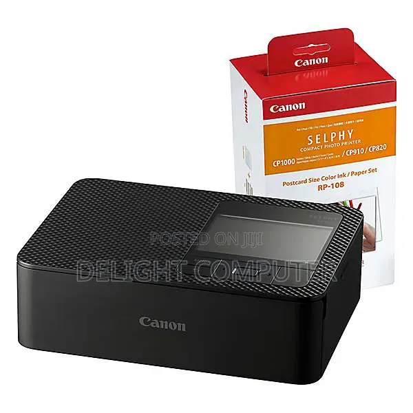 Canon Selphy CP1500 Photo Printer - USB, SD, CF Card + Paper/Ink - 1