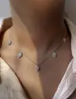 Luxury Teardrop Cubic Zirconia Necklace & Earrings Set - 2