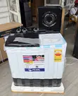 Pearl 12kg Washing Machine (Spin Dry) - Black/White - 1