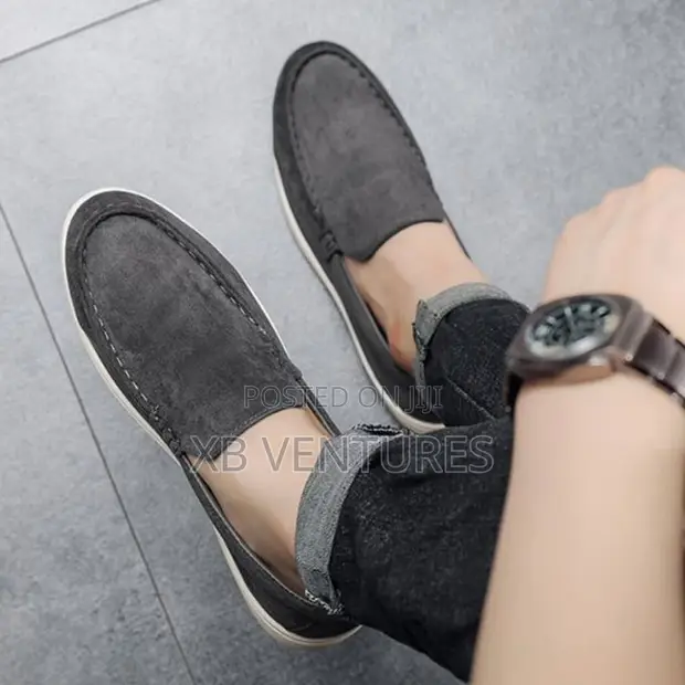 Casual Formal Loafers - Grey - 1