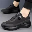 Outdoor Daily Walking Non-Slip Dial Lace Sneakers - Green - 4