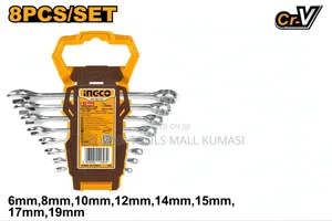 8 Pcs INGCO Double Open End Spanner Set
