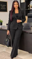 Women's Black Suit - Brand New - 1
