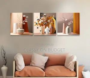 3D Wall Clock & Decor Arts
