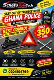3-in-1 Car Emergency Kit: Jack, Reflector, Wheel Spanner - 2
