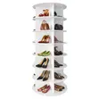 360° Rotating 7-Tier Bag & Shoe Rack - 1