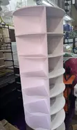 360° Rotating 7-Tier Bag & Shoe Rack - 2