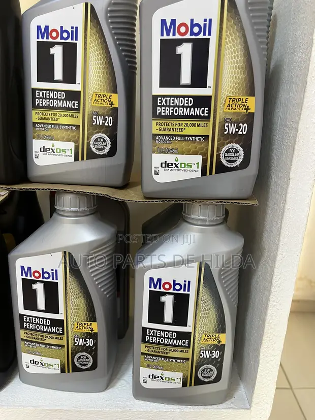 Original Mobil 1 Engine Oil 1L (5W-30, 5W-20, 0W-20) - From USA - 1