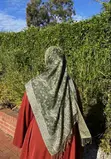 Pashmina Veil - Floral Design - 2
