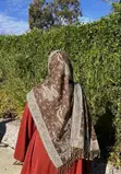 Pashmina Veil - Floral Design - 4