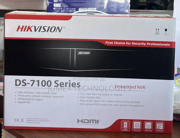 Hikvision 8ch PoE NVR DS-7108-Q1/4P/M - 1