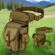 Tactical Waist Thigh Leg Bag - Black - 1