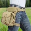 Tactical Waist Thigh Leg Bag - Black - 3