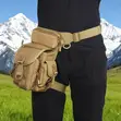 Tactical Waist Thigh Leg Bag - Black - 4