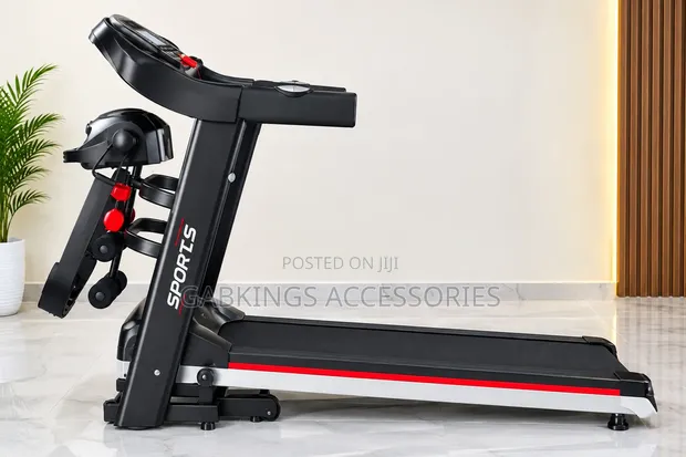 Brand New 120kg Treadmill with Massager & Dumbbells - 1