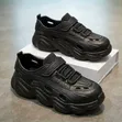 Casual Lightweight Breathable Slip-on Crocs Style Shoes - Black - 1