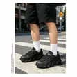Casual Lightweight Breathable Slip-on Crocs Style Shoes - Black - 2