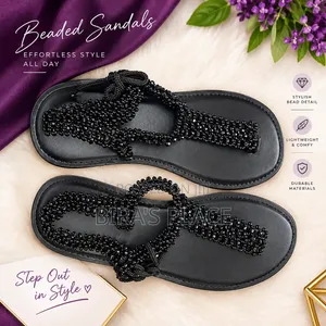 Beautiful African Beaded Sandals