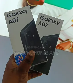 New Samsung Galaxy A07 64GB Black